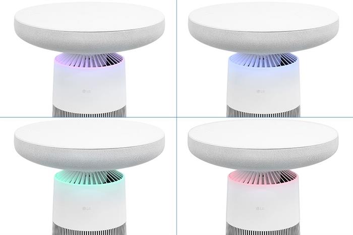 Máy lọc không khí kết hợp Loa LG PuriCare Aero Speaker AS20GSHU0 46W