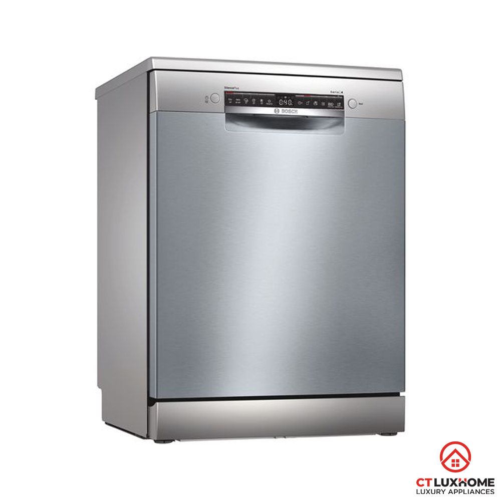 Máy rửa bát độc lập Bosch SMS4ECI26E - Seri 4 tự động hé cửa	Đức
