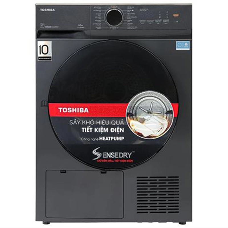 Máy sấy bơm nhiệt Toshiba 8 kg TD-T21B90HWV(MG)