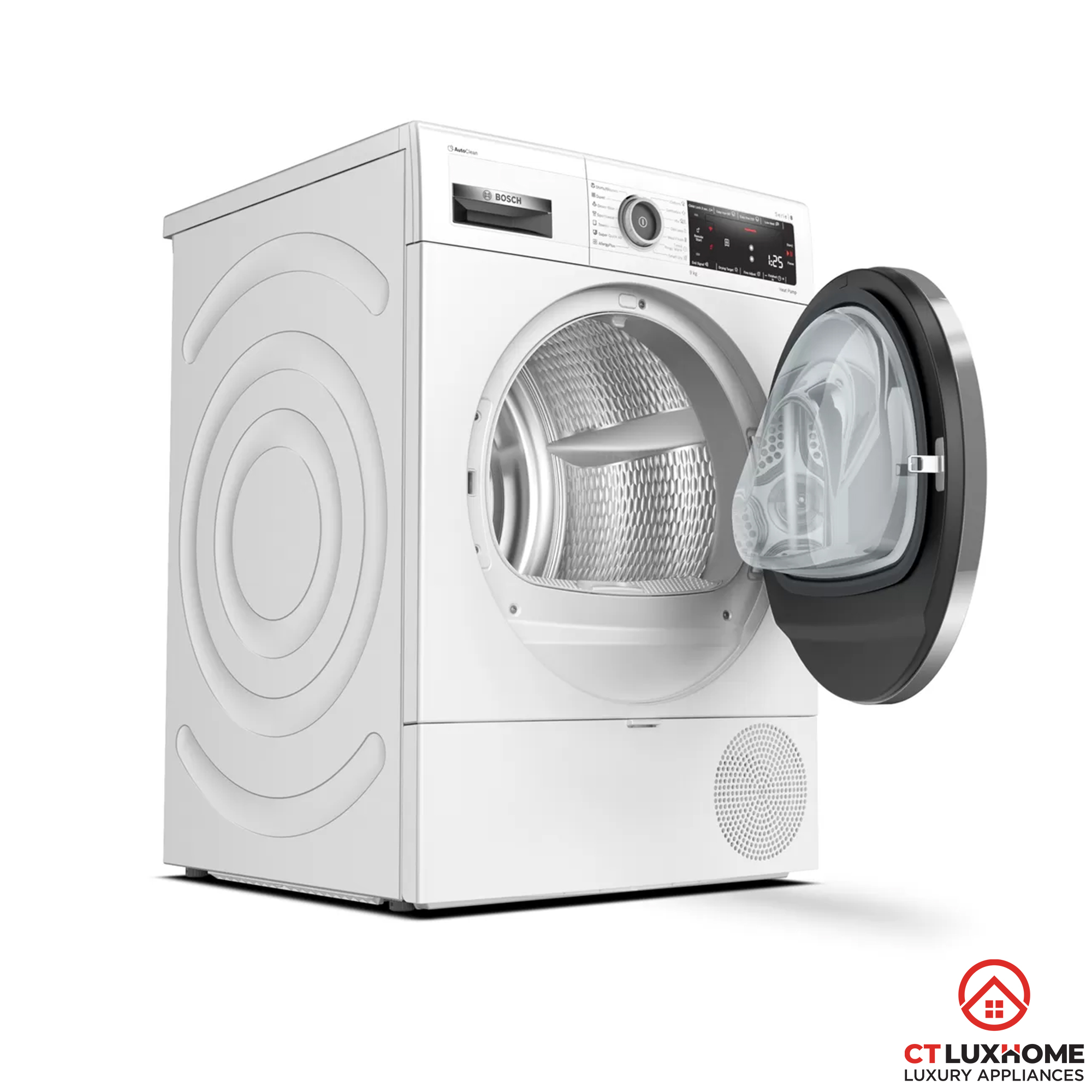 Máy Sấy Bơm Nhiệt Bosch 9 Kg WQG24200SG