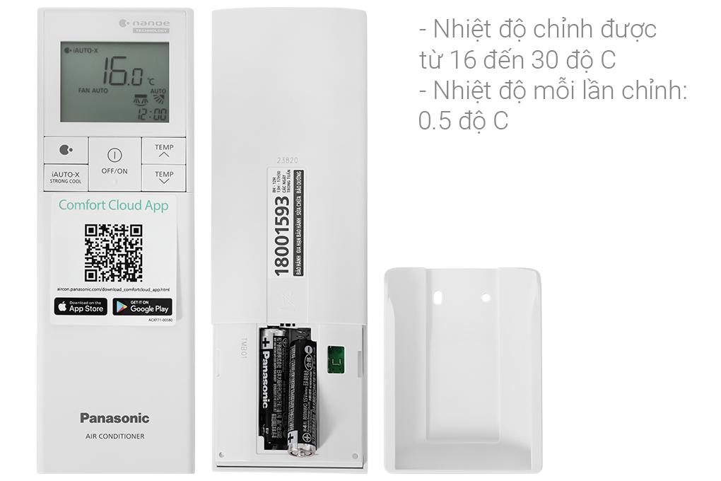 Điều hòa Panasonic inverter 1 chiều 12.000BTU XU12ZKH-8