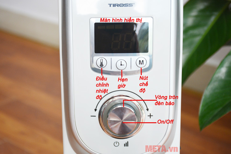 Máy sưởi dầu Tiross 11 thanh TS9211
