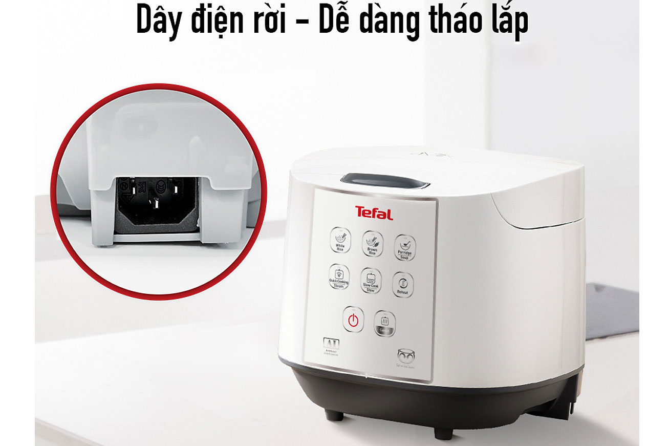 Nồi cơm điện tử Tefal RK733168 - 1.8 lít, 750W