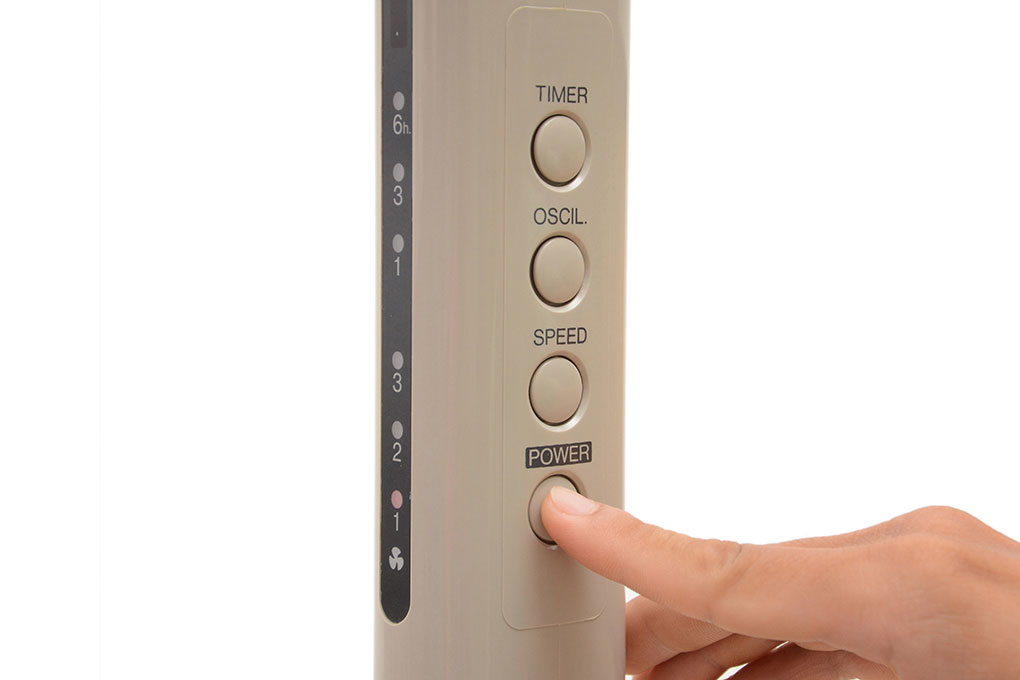 Quạt cây Panasonic F-409KBE - Màu Be - Có điều khiển - Malaysia