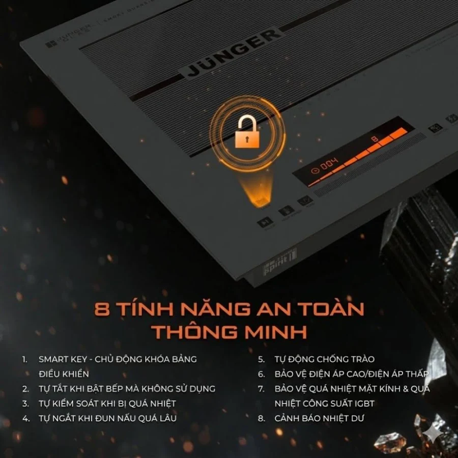 Bếp từ đôi Junger CEJ-222-INVERTER