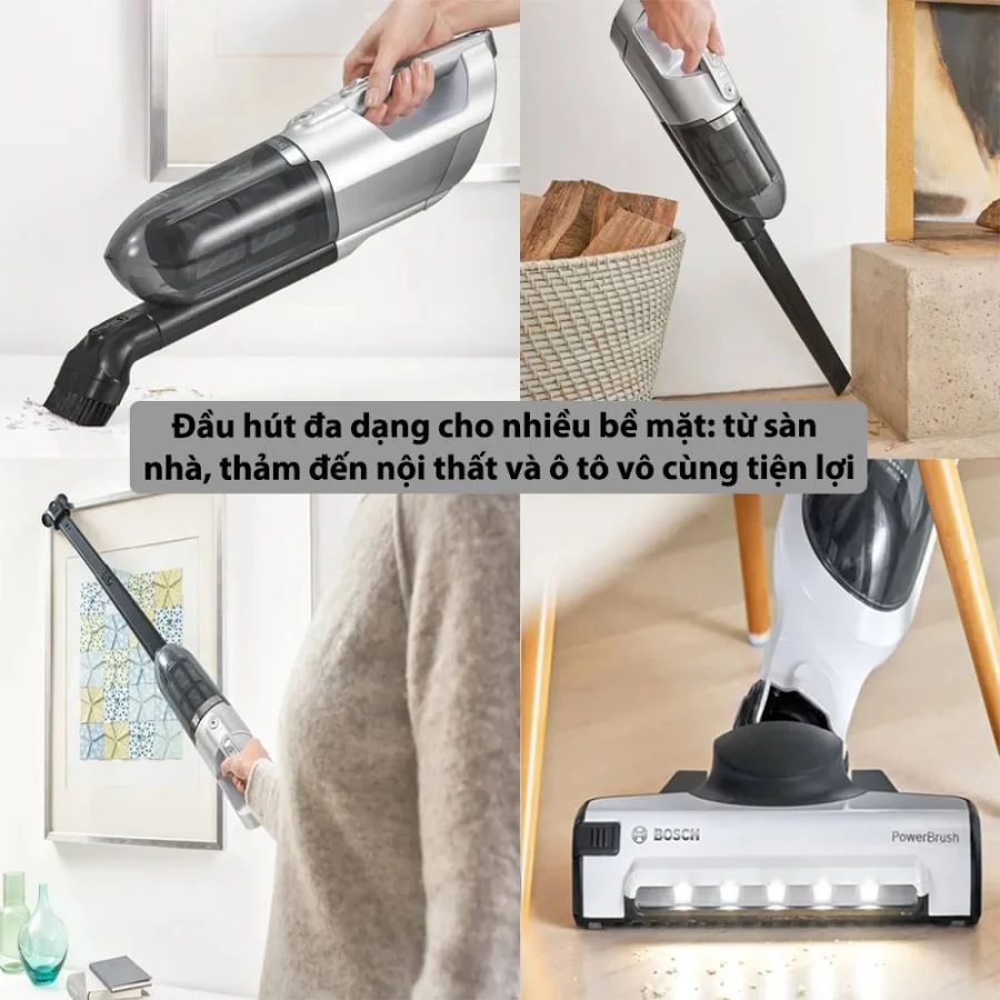 Máy hút bụi không dây Bosch 25.2V BCH3P2301 Series 4