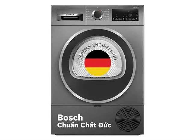 Máy sấy bơm nhiệt Bosch 10 kg WQG25303SG Mẫu mới