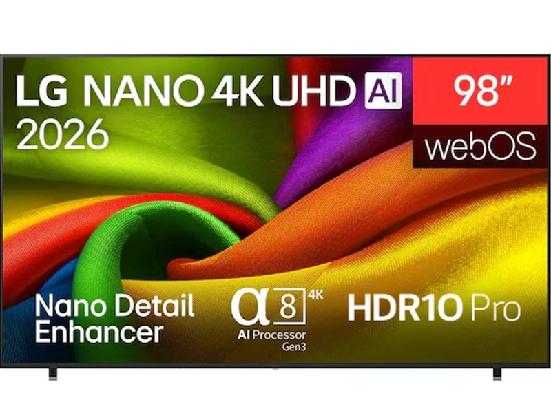 TV NANO 4K UHD LG AI 98 inch 98NU855BPSB