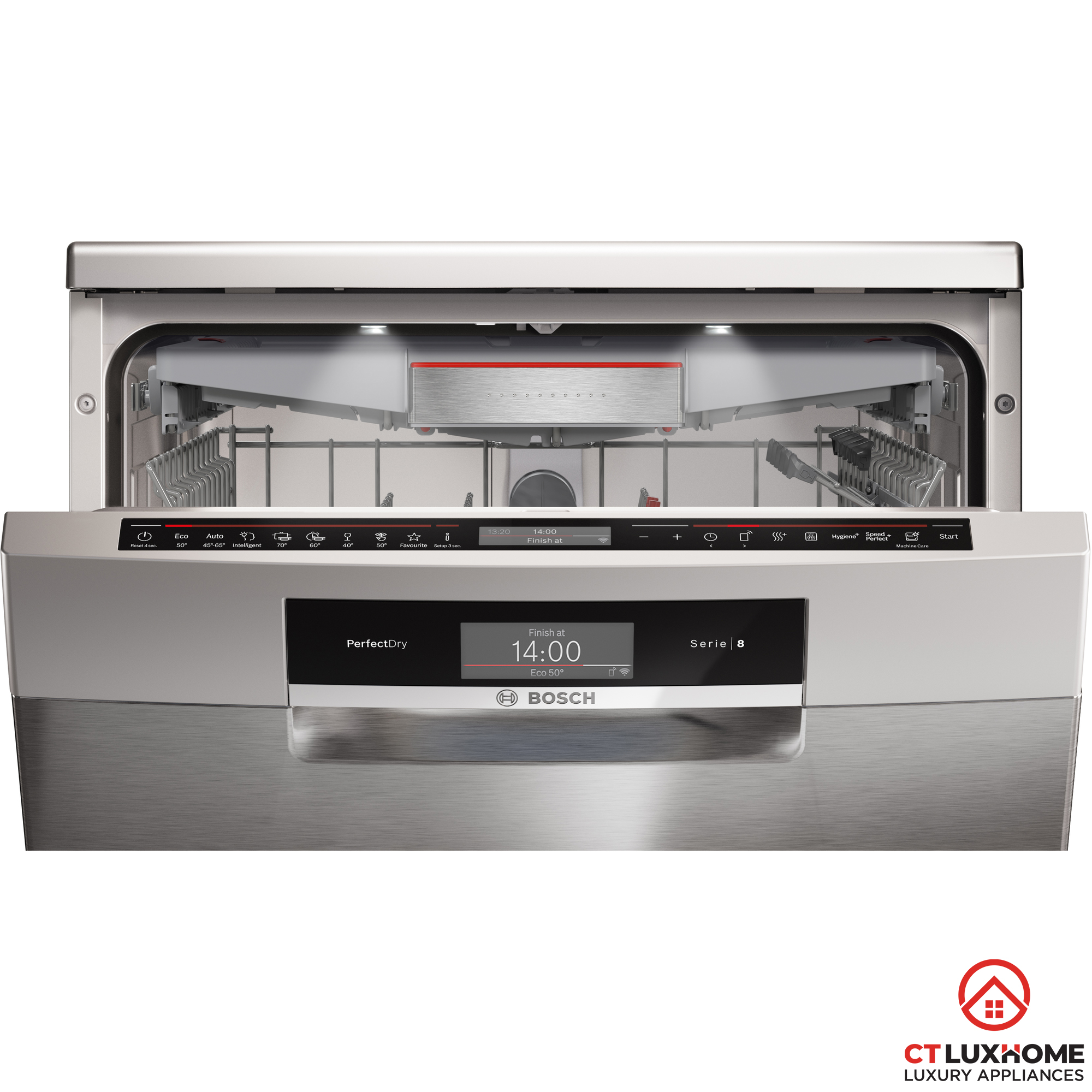 Máy rửa bát Bosch SMS8TCI04E serie 8, độc lập