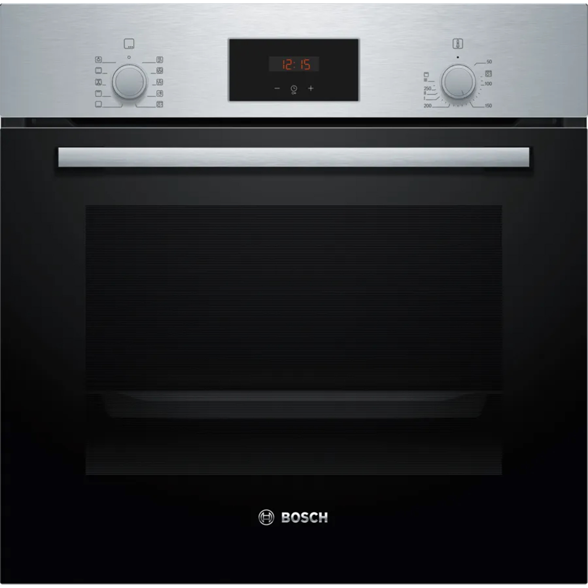 Lò nướng âm tủ Bosch HBF512BS1T seri 2, 3300W, 66 lít, 2 năm, đen - bạc