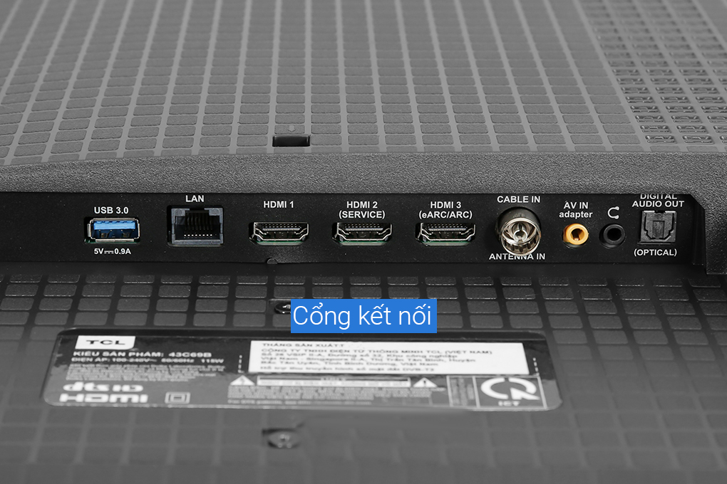 Google Tivi QLED TCL 4K 85 inch 85C69B   – Mới 2024