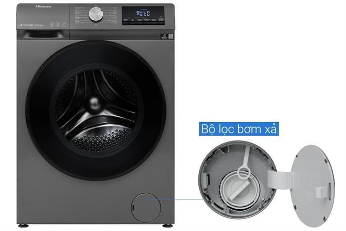 Máy giặt sấy Hisense Inverter giặt 10.5 kg - sấy 7 kg WDQA1043BT