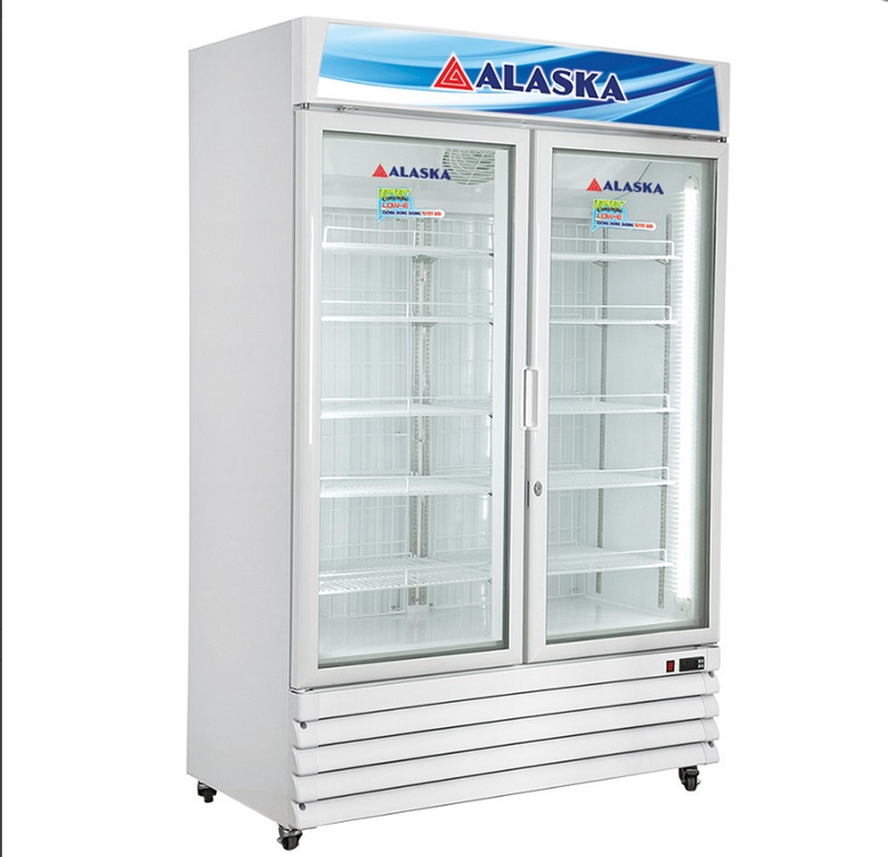Tủ Đông Đứng Mặt Kính Alaska IF 700G2, 700 Lít