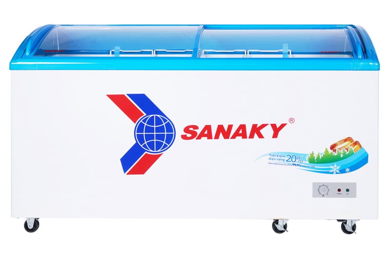 Tủ đông Sanaky VH-6899K 437 lít nắp kính lùa cong