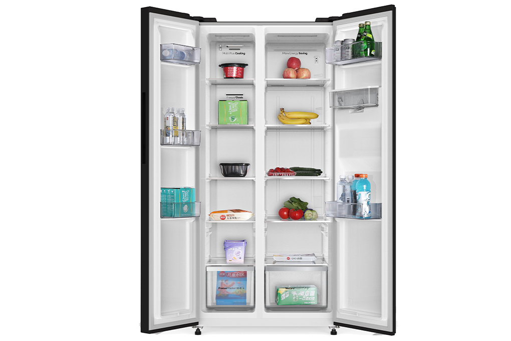 Tủ lạnh Side by side 458L EcoFresh RS-460PBW Mới 2024