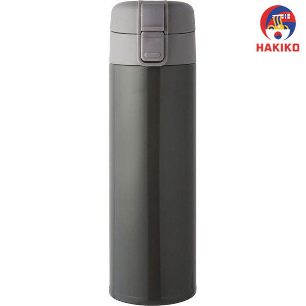 Bình Giữ Nhiệt Nắp Bật, Siêu Nhẹ Cao Cấp 500Ml Nhật Bản (Màu Đen)