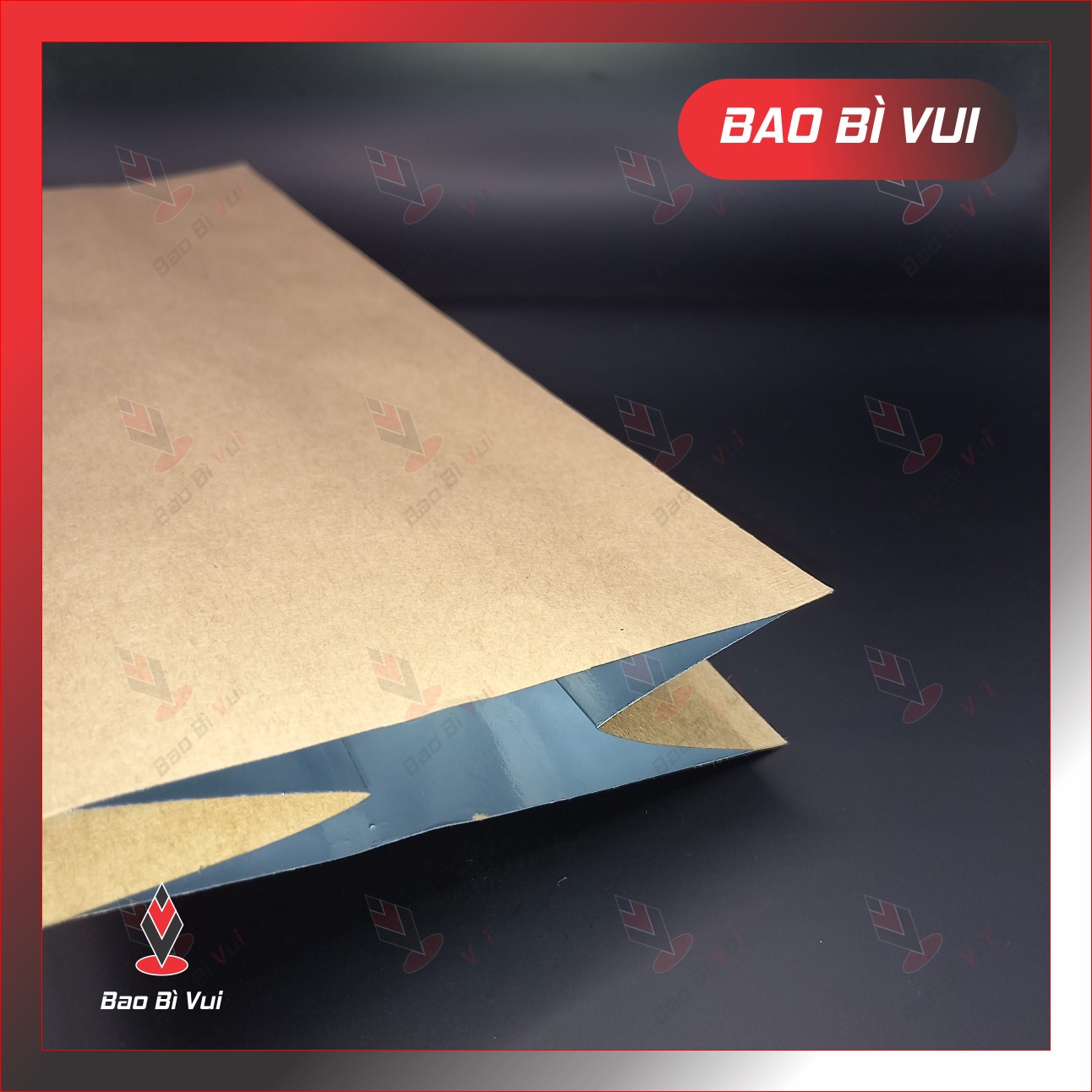 TÚI CÀ PHÊ 4 CẠNH GIẤY KRAFT