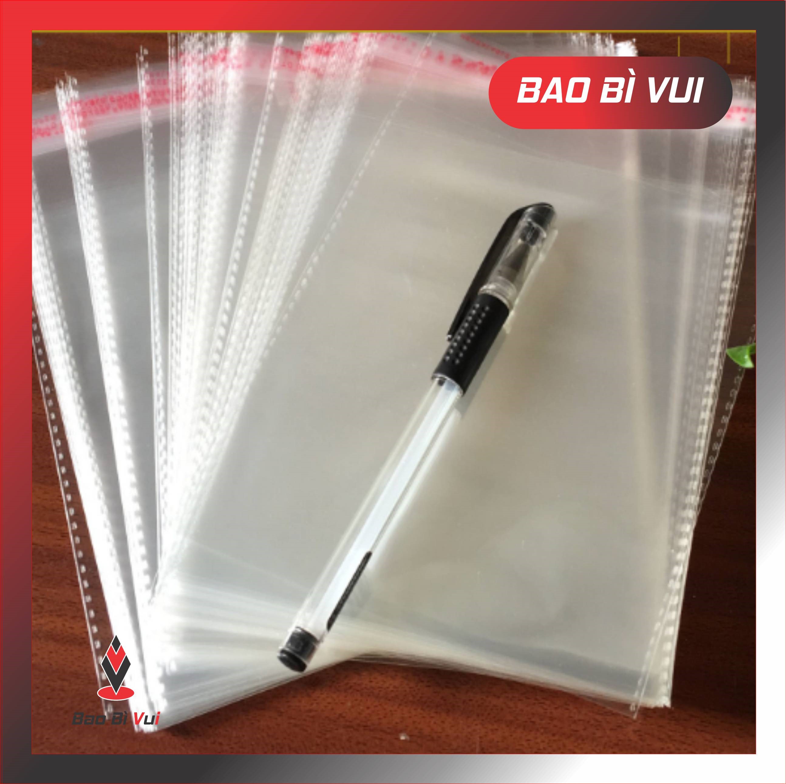 TÚI OPP BĂNG KEO DÁN MIỆNG SIZE NHỎ