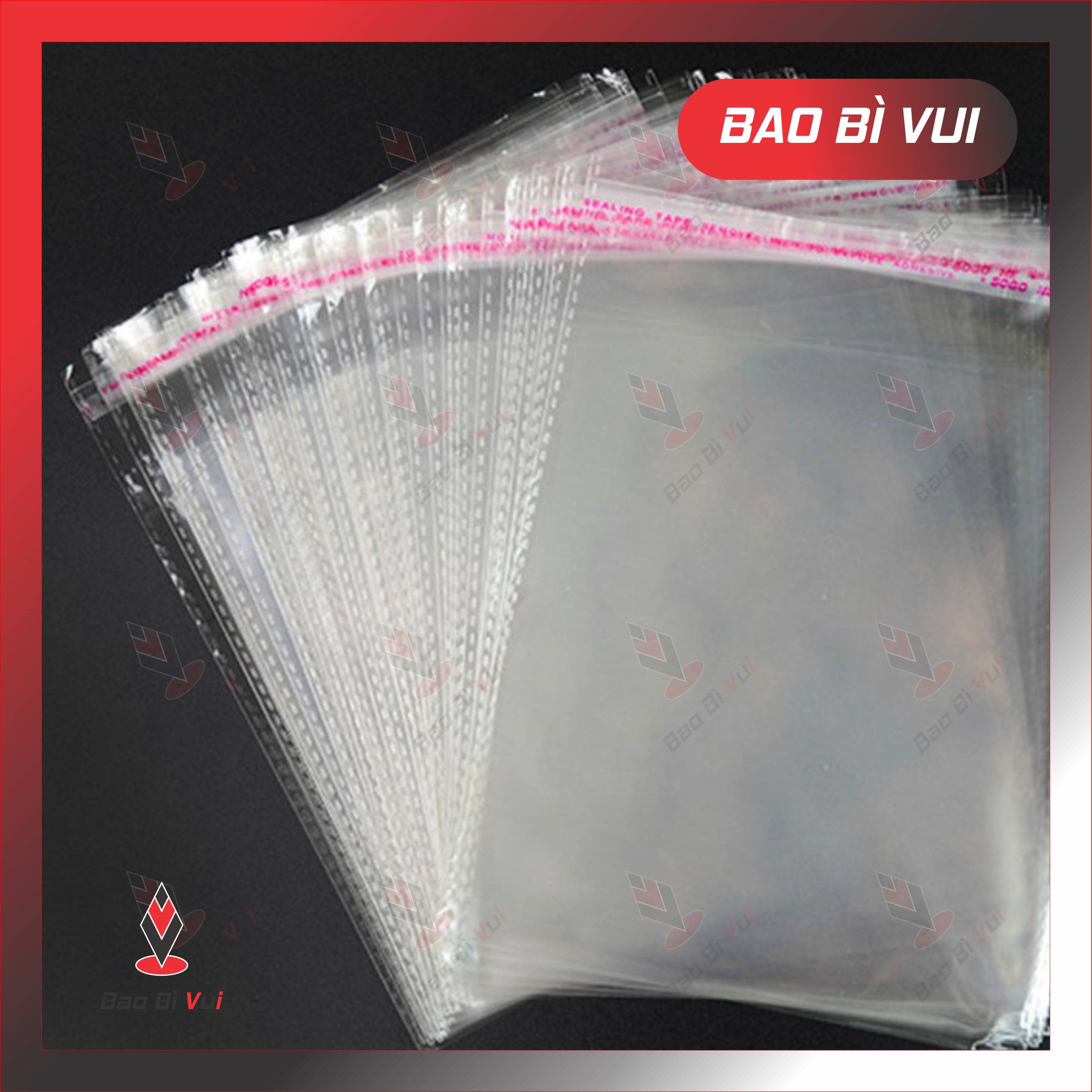 TÚI OPP BĂNG KEO DÁN MIỆNG SIZE NHỎ