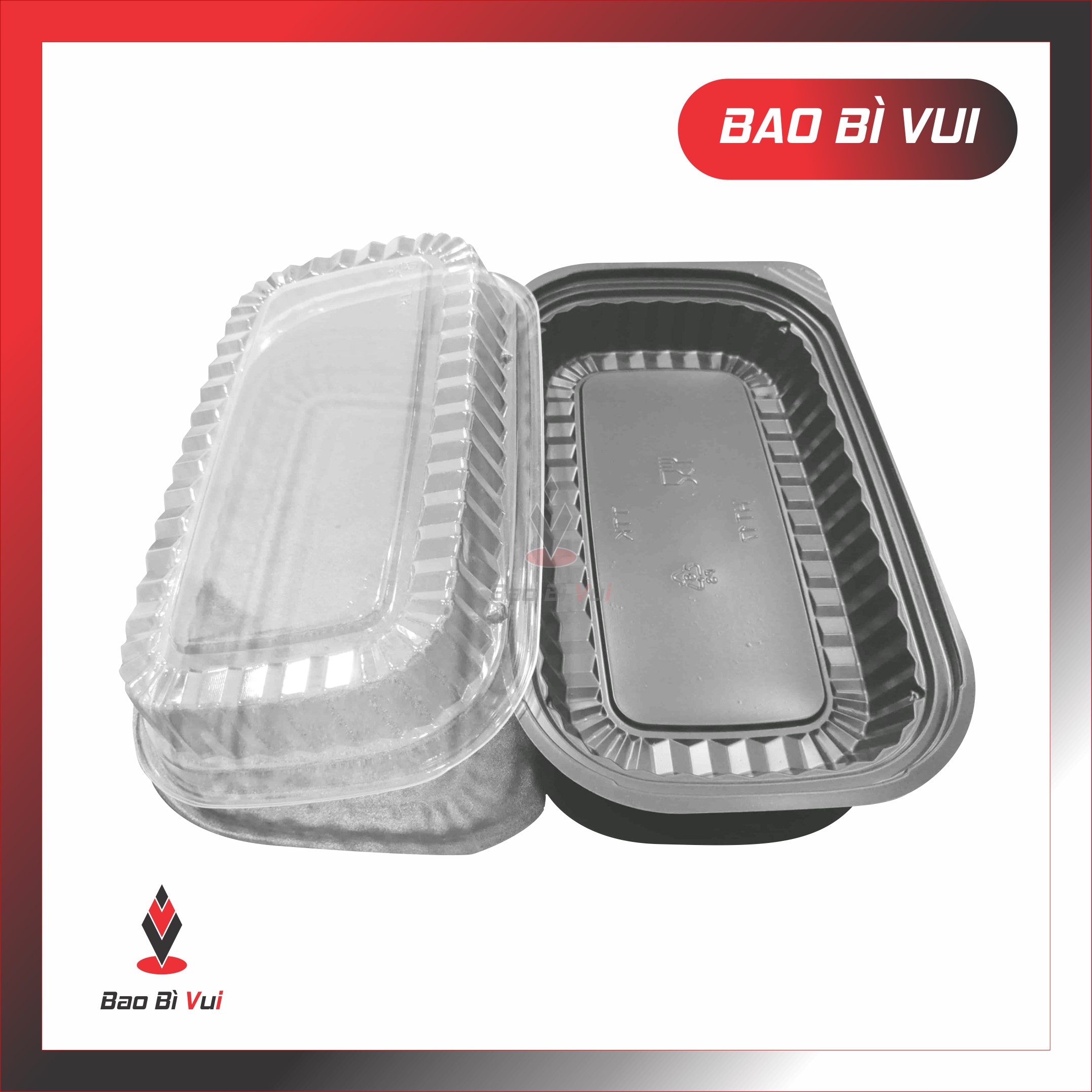HỘP NHỰA ĐẾ ĐEN HT17