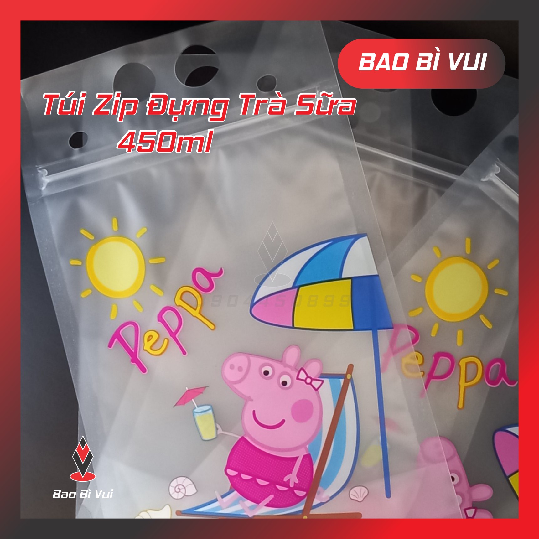 TÚI ZIPPER ĐỰNG TRÀ