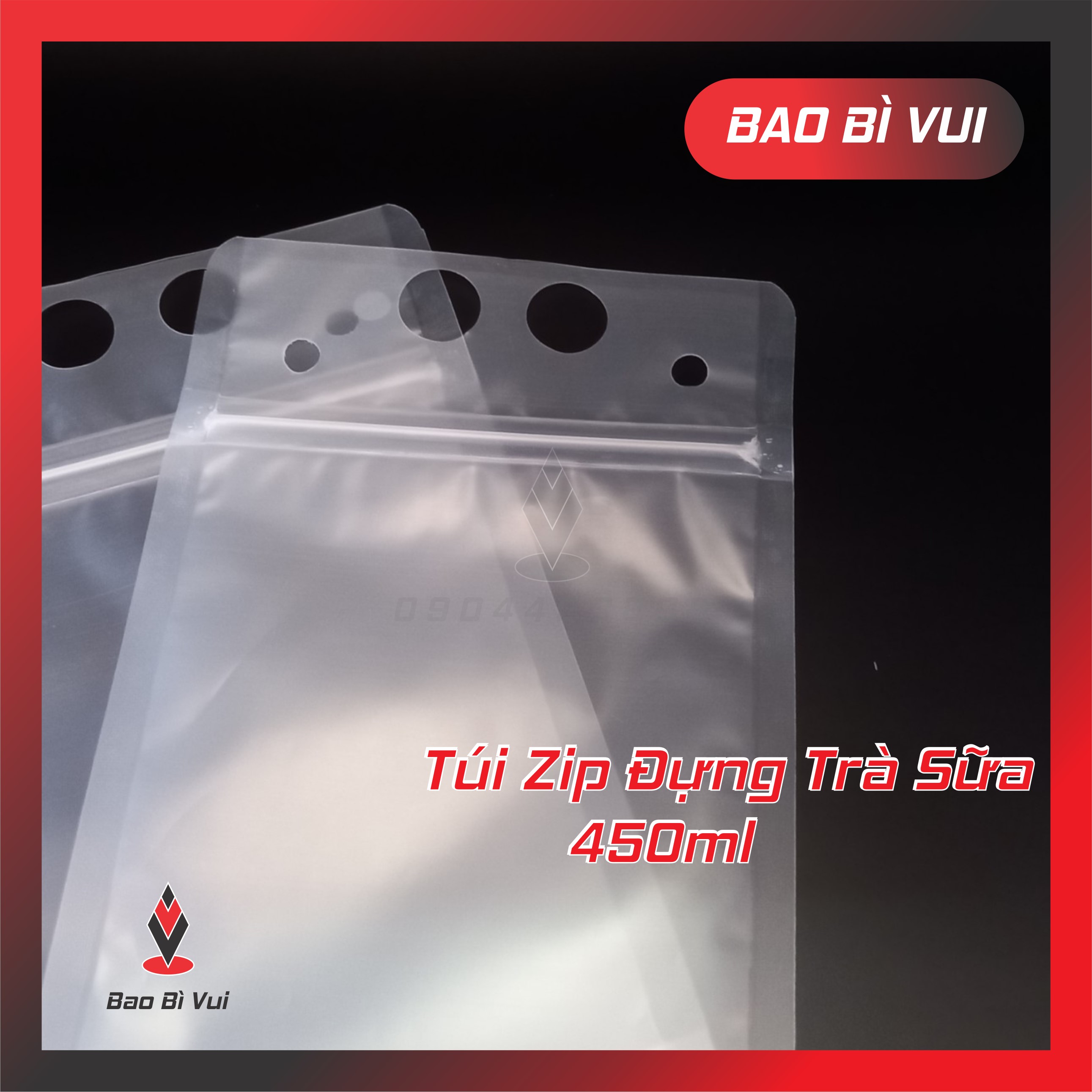 TÚI ZIPPER ĐỰNG TRÀ