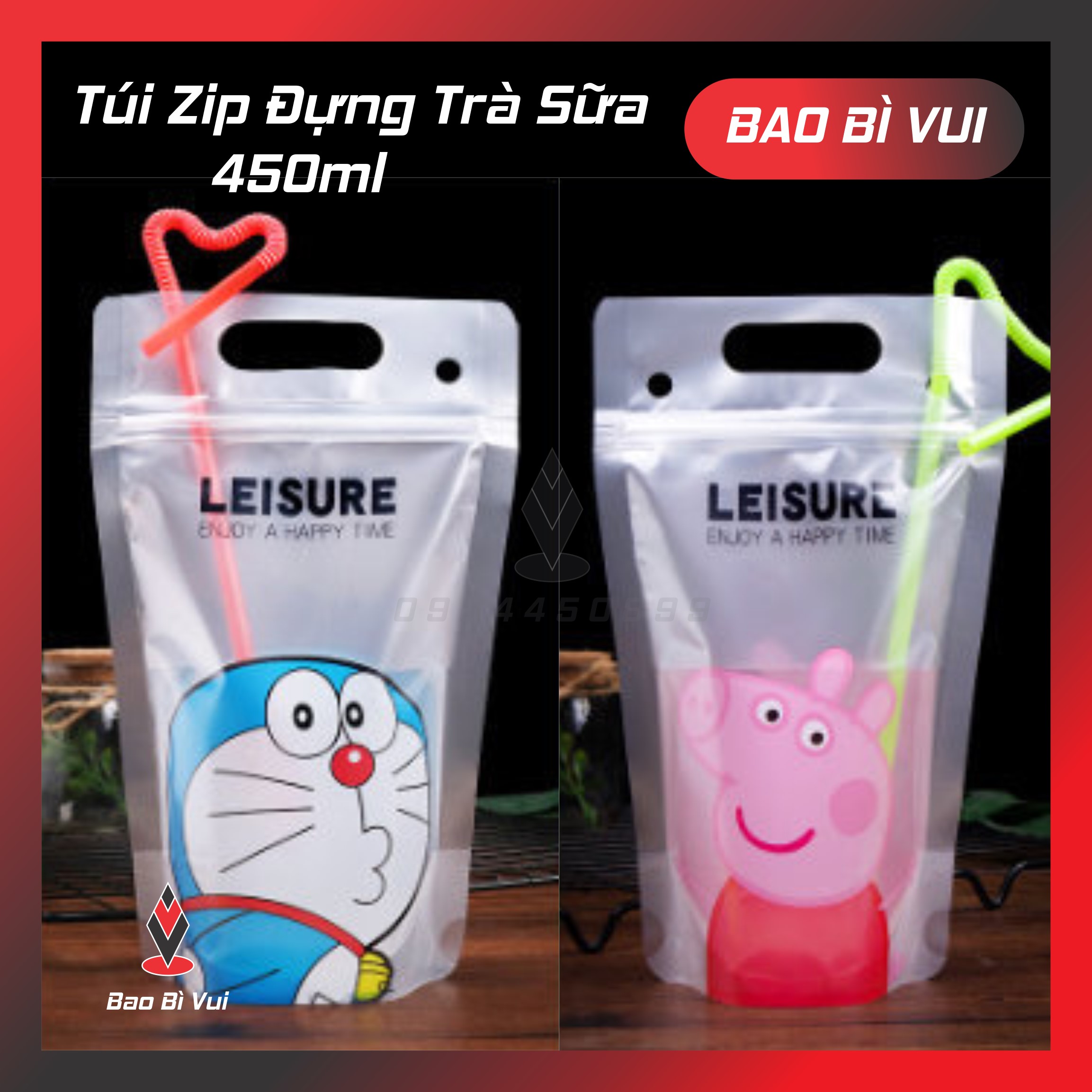 TÚI ZIPPER ĐỰNG TRÀ