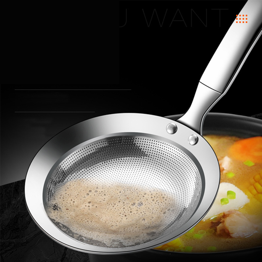 Muôi inox lọc cặn, vớt dầu KACHEEG DYLI cao cấp