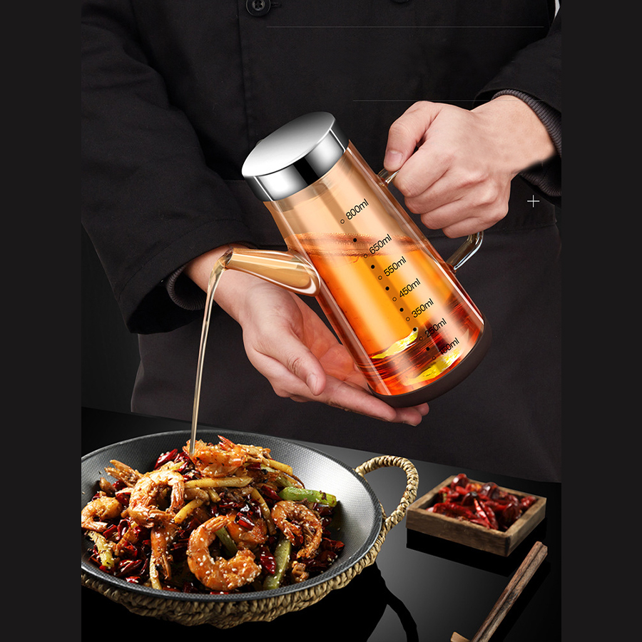 Bình thuỷ tinh đựng dầu ăn, giấm, nước tương KACHEEG DYSA cao cấp