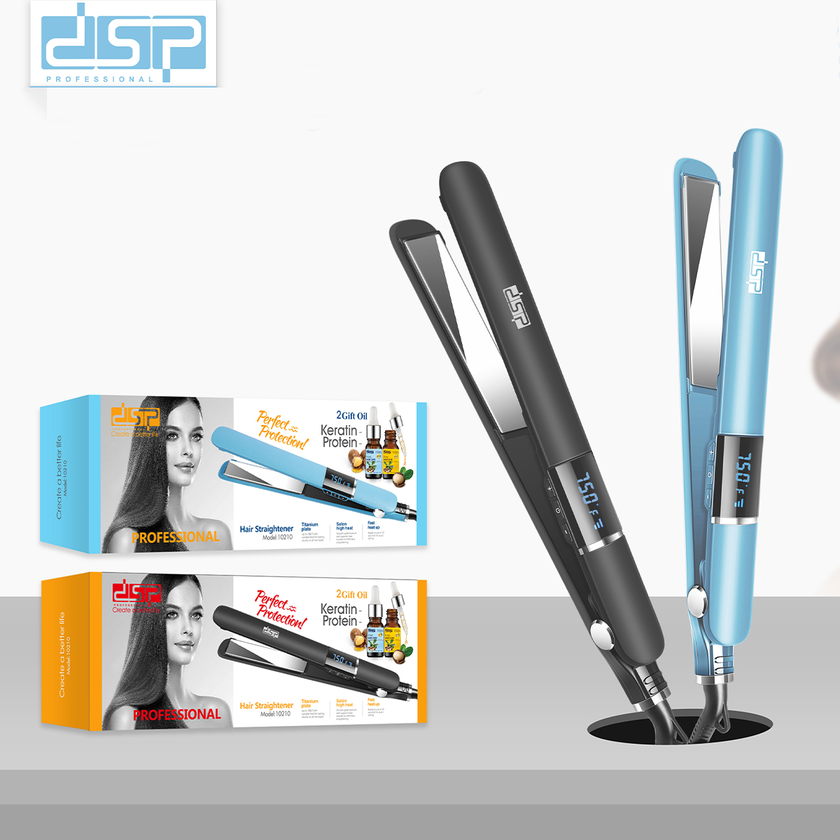 Máy duỗi tóc DSP 10210 cao cấp