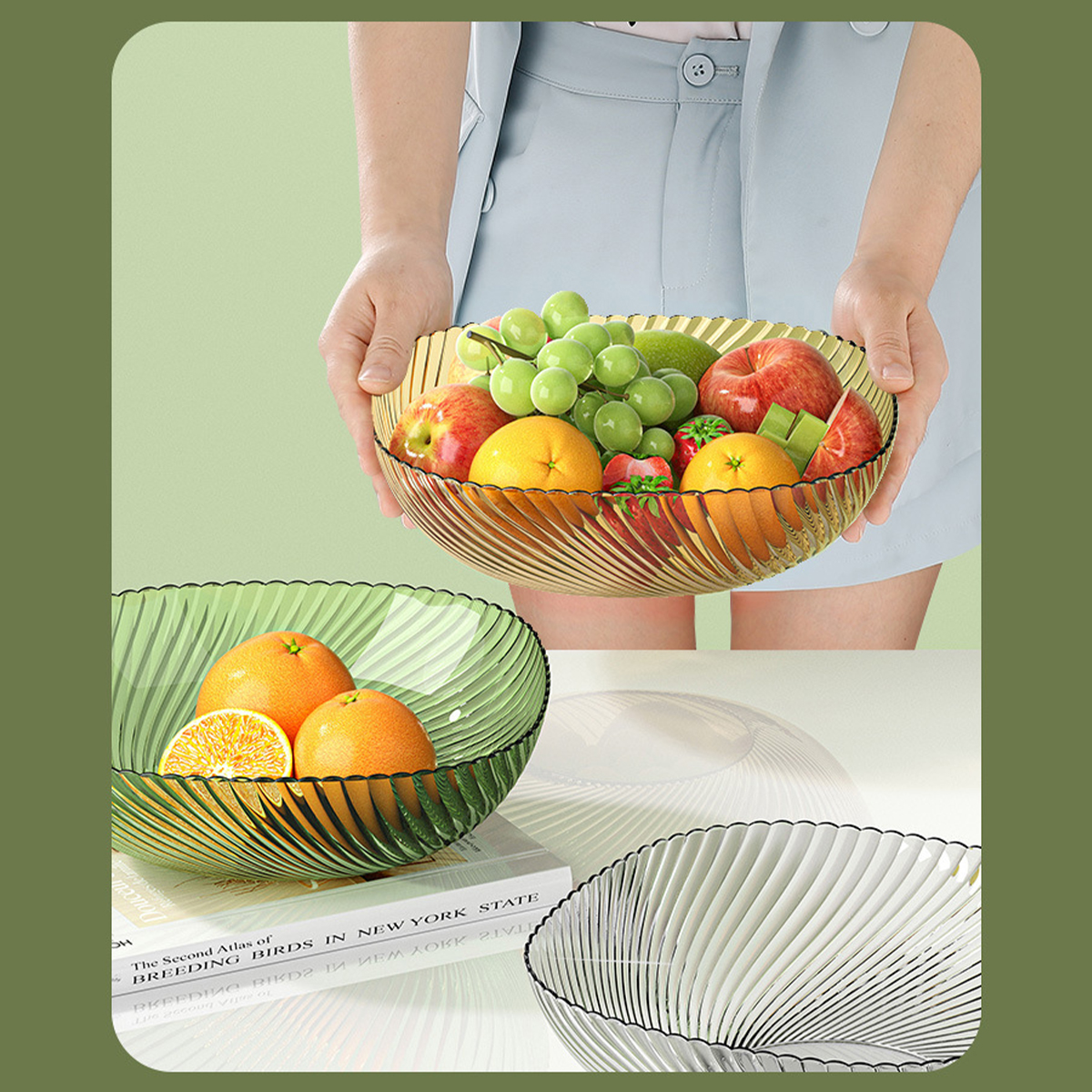 Đĩa đựng trái cây, bánh kẹo CCKO CK8509 cao cấp
