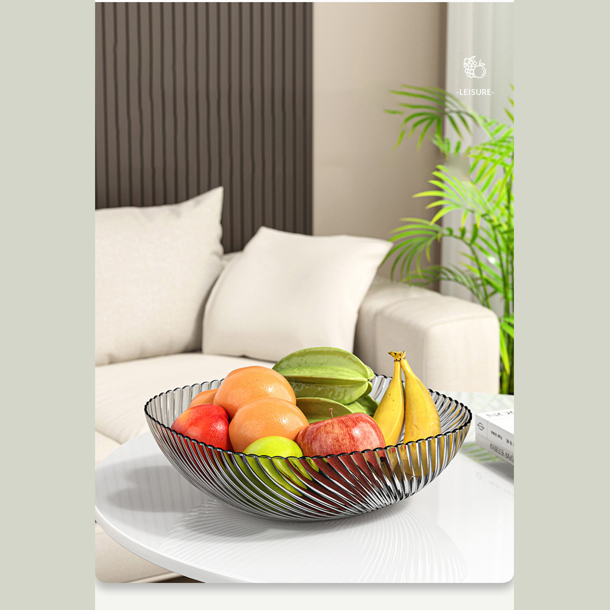 Đĩa đựng trái cây, bánh kẹo CCKO CK8509 cao cấp