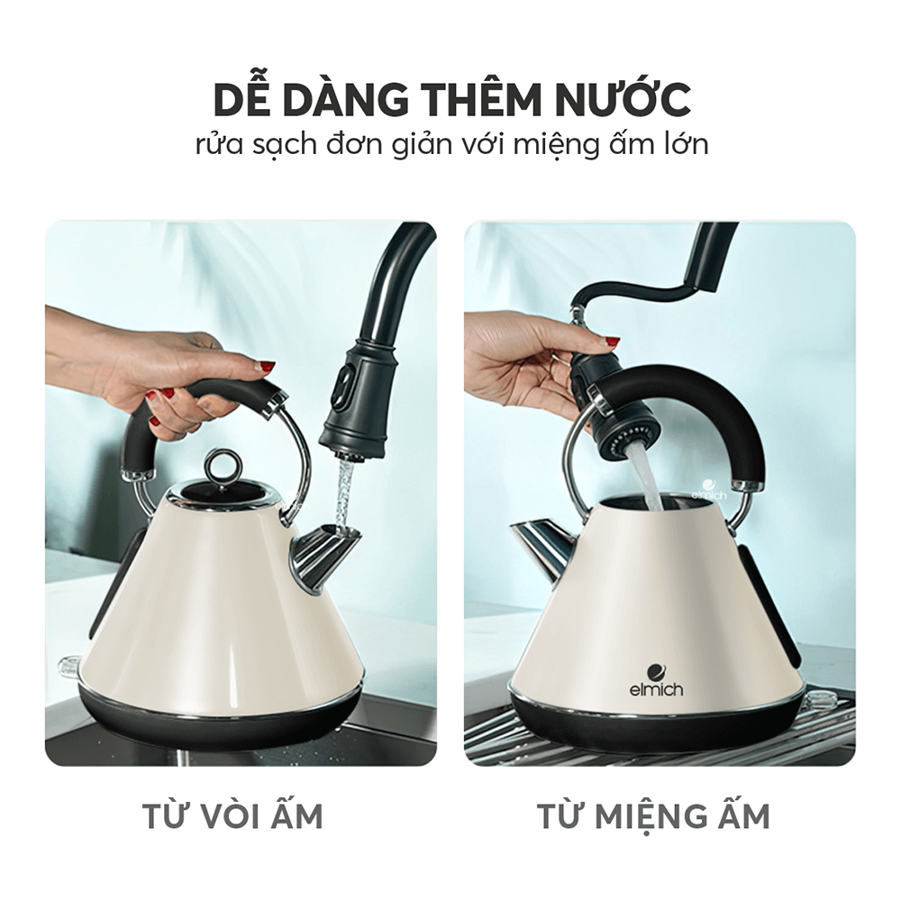 Ấm đun nước siêu tốc Elmich 1,8L KEE 1778
