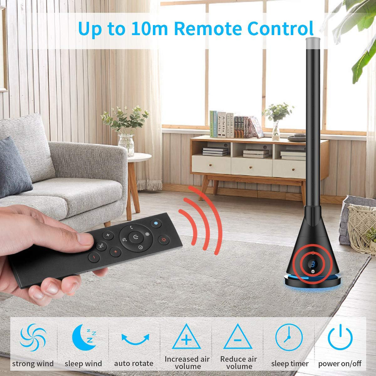 Quạt tháp 2 chiều sưởi ấm và làm mát U ULTTY CR018H cao cấp