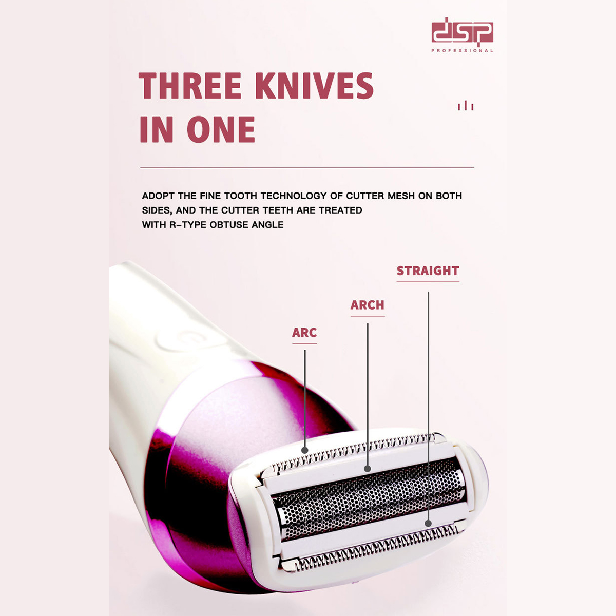 Bộ dụng cụ làm đẹp 6in1 DSP 70019 cao cấp