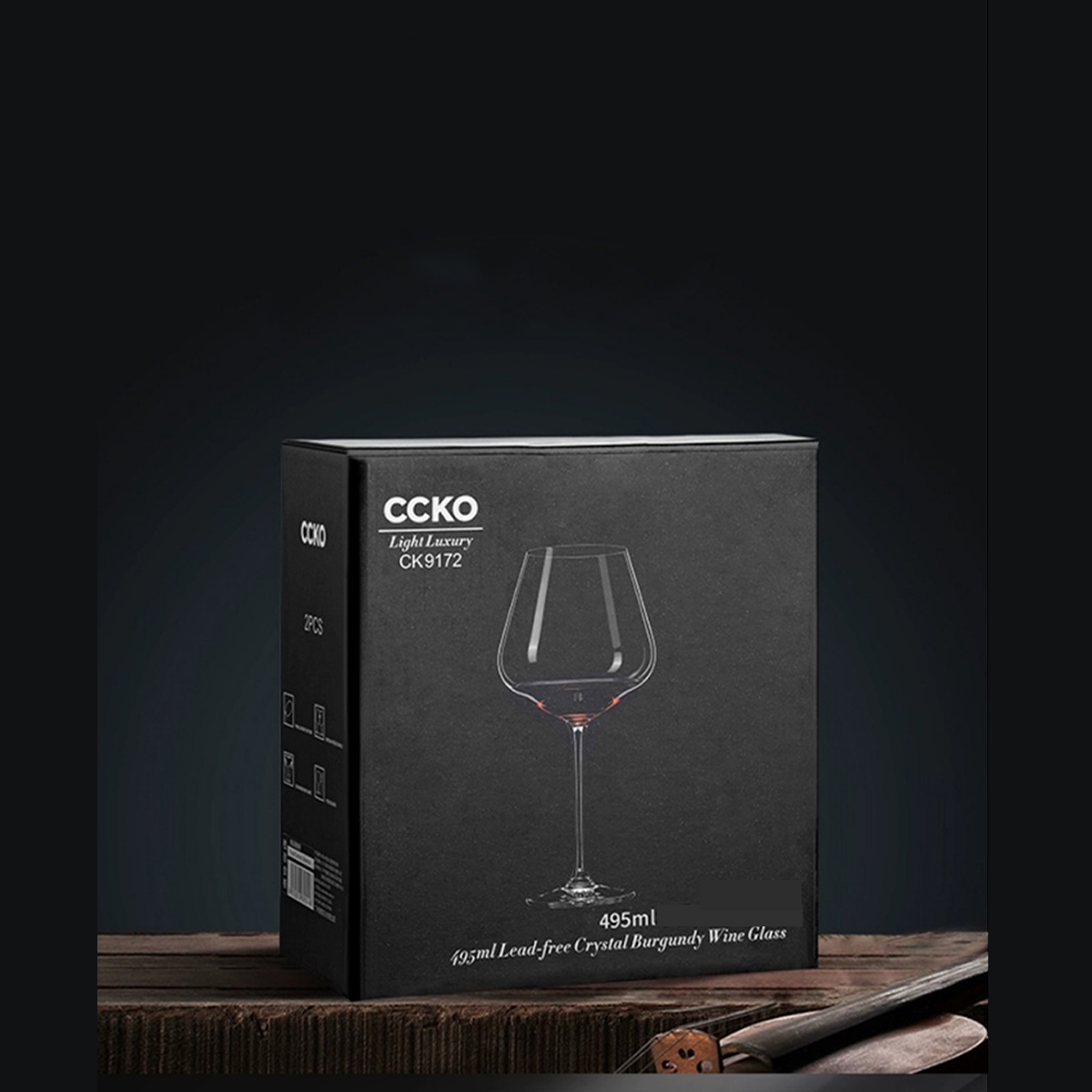 Ly rượu vang pha lê CCKO CK9172 cao cấp