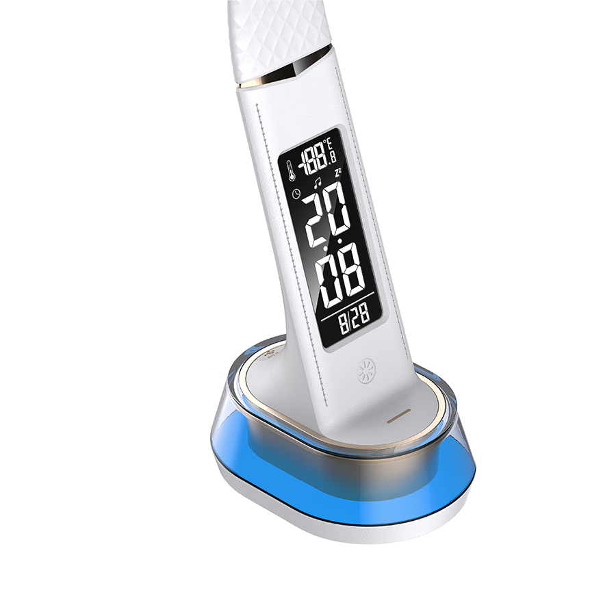 Đèn bàn LED cảm ứng tích hợp màn hình đồng hồ HD và đèn RGB Wilit C13A cao cấp