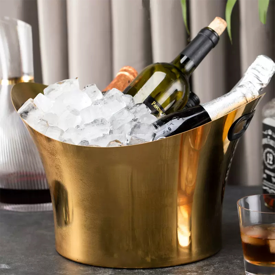 Xô đá ướp lạnh bia rượu, sâm panh Baer 65971 ( dung tích 8L)