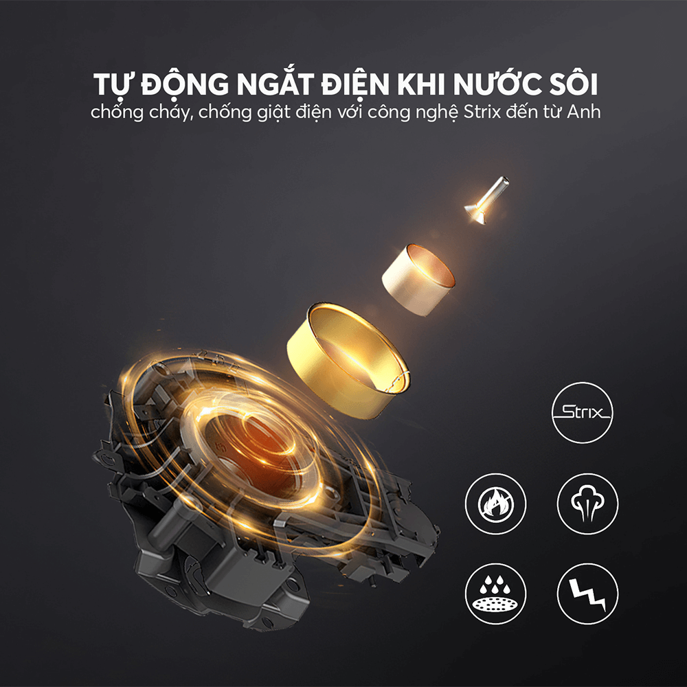 Ấm đun nước siêu tốc Elmich 1,8L KEE 1778