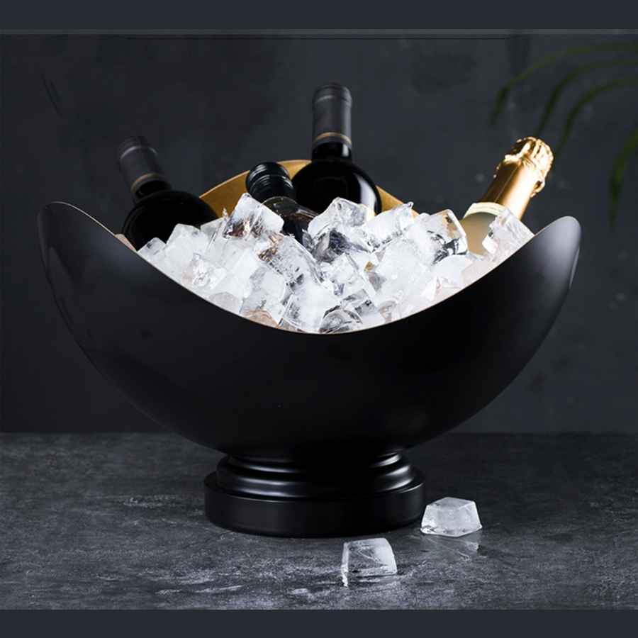 Xô đá ướp lạnh bia rượu, sâm panh Baer 20199 cao cấp