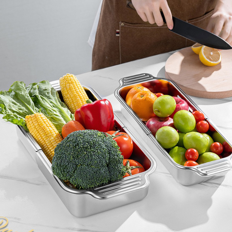 Rổ gác bồn rửa bát thông minh đa năng CCKO CK8632 cao cấp