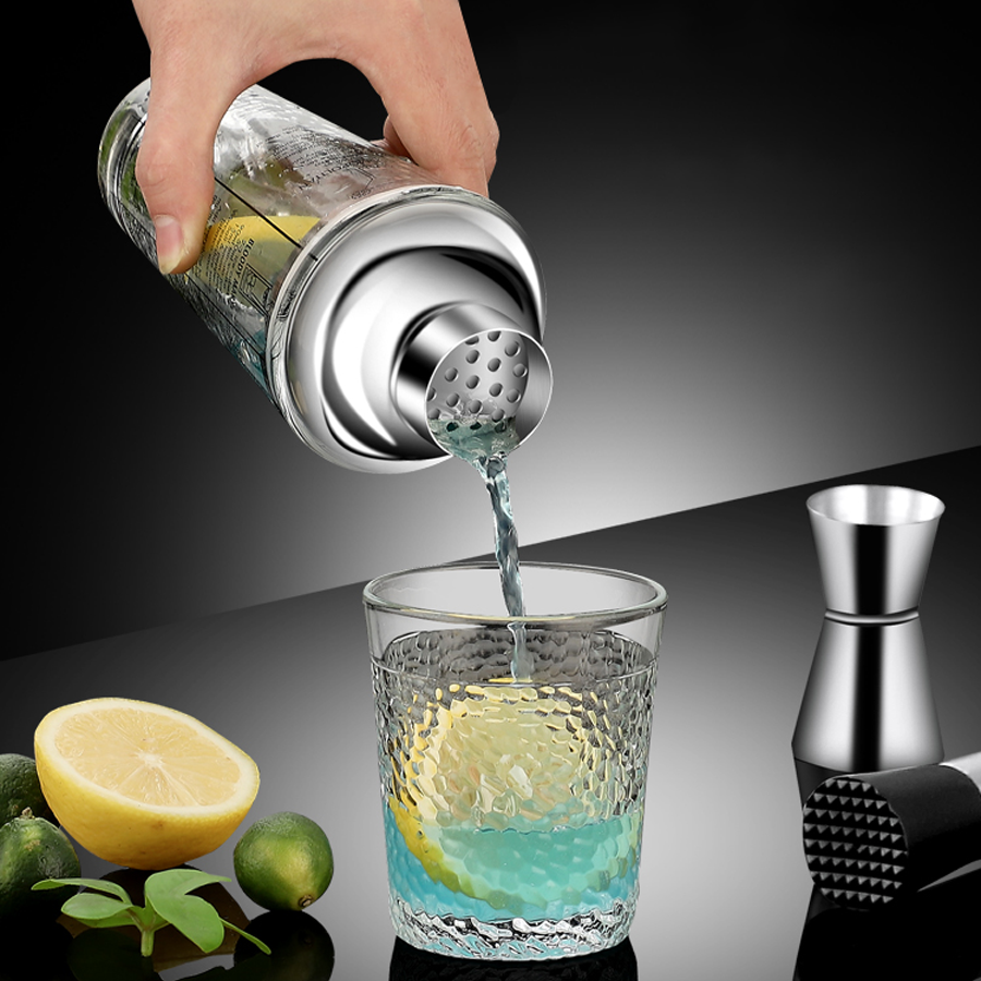 Bộ cốc lắc tay pha đồ uống, cocktail, trà chanh, trà sữa KACHEEG cao cấp