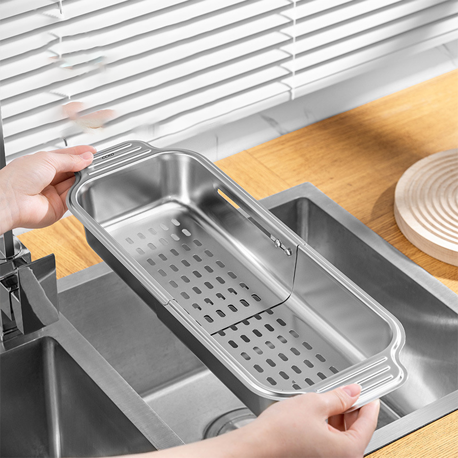 Rổ gác bồn rửa bát thông minh đa năng CCKO CK8632 cao cấp