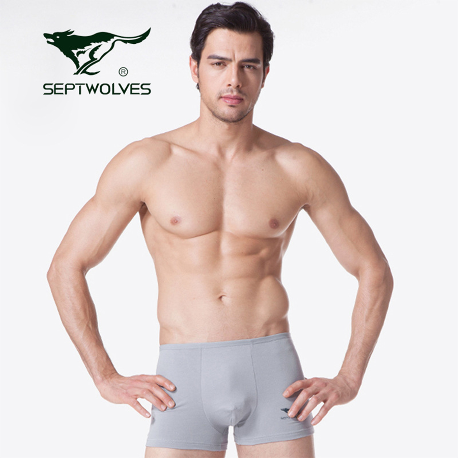 Set 4 quần boxer nam kháng khuẩn Septwolves D3315 cao cấp