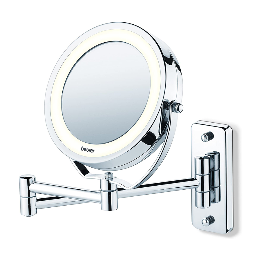 Gương trang điểm 2 mặt đèn LED gắn tường Beurer BS59