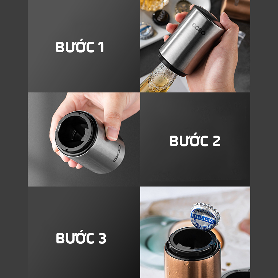 Dụng cụ mở nắp chai bia CCKO CK9685 cao cấp