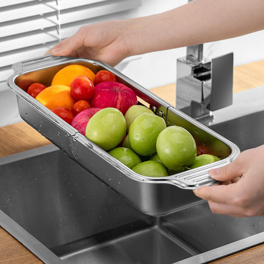 Rổ gác bồn rửa bát thông minh đa năng CCKO CK8632 cao cấp