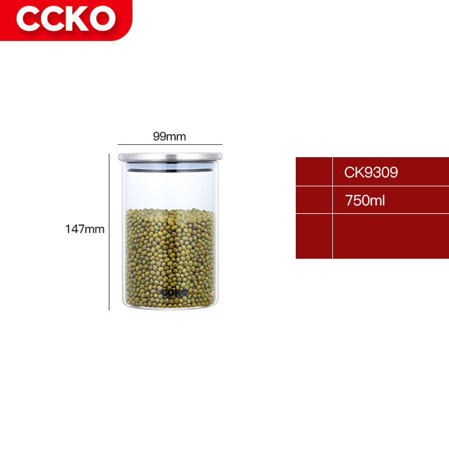 Lọ thủy tinh đựng đồ khô CCKO CK9309 cao cấp