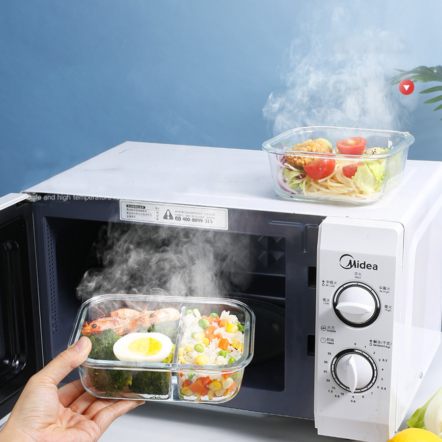 Khay thuỷ tinh hâm thực phẩm, nướng dành cho lò vi sóng và lò nướng CCKO CK9311 CK9312 CK9313 CK9314 CK9315