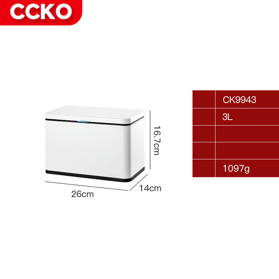 Thùng rác gắn cánh cửa tủ bếp CCKO CK9943 cao cấp